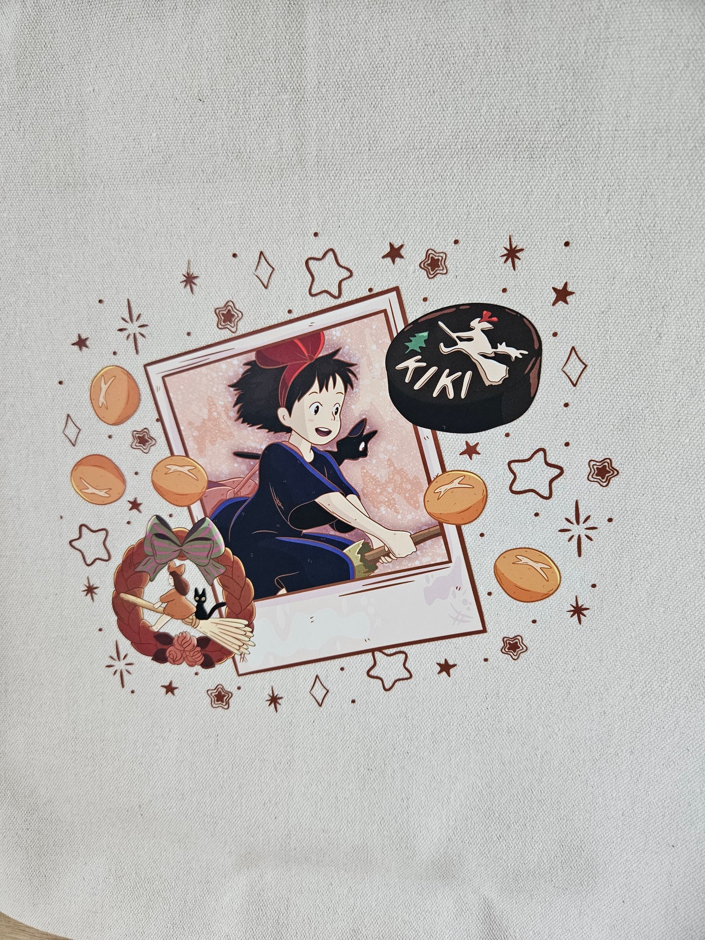 Kiki Delivery Polaroid Tote Bag