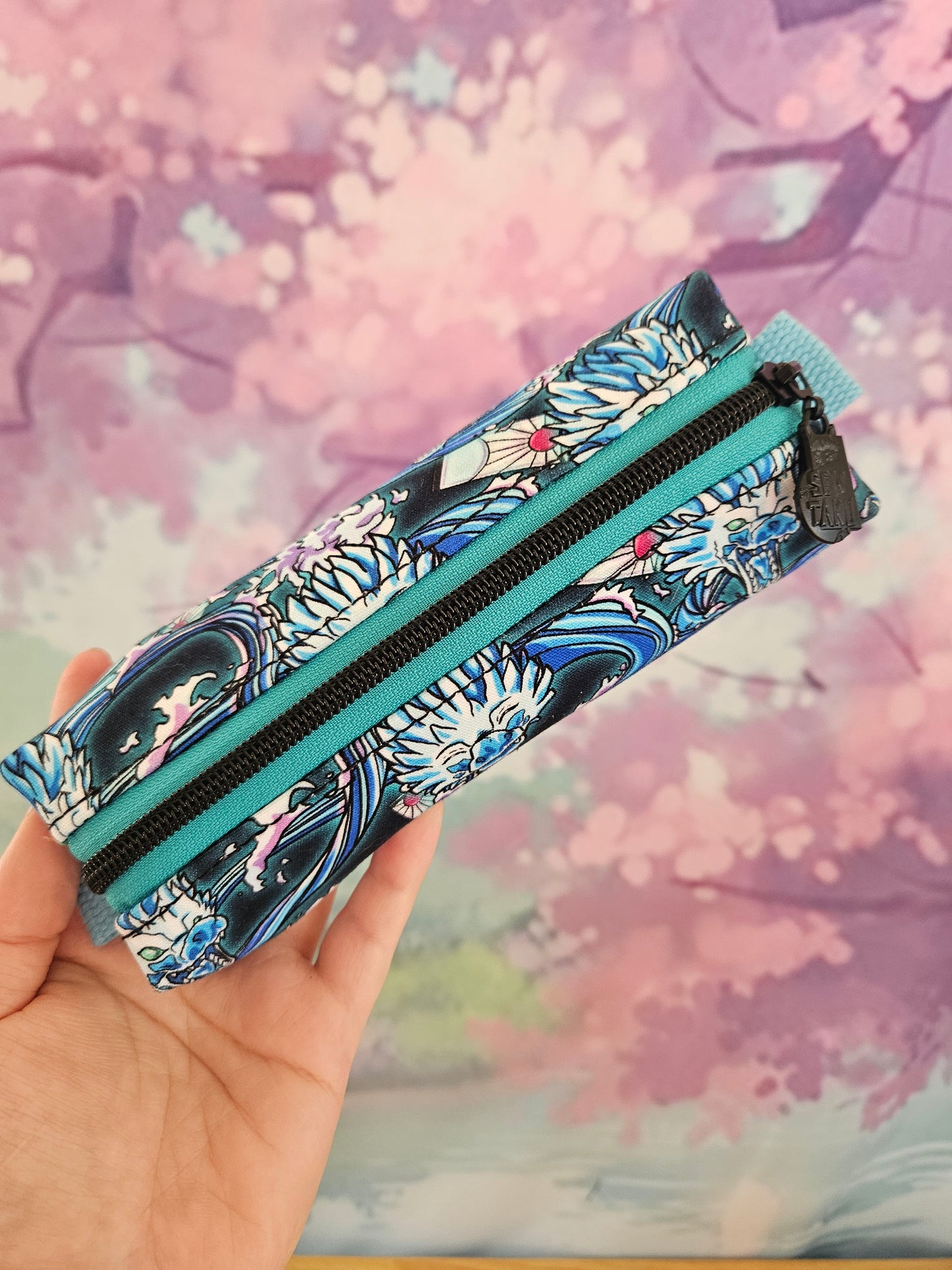 Water Technique Pencil & Glasses Case