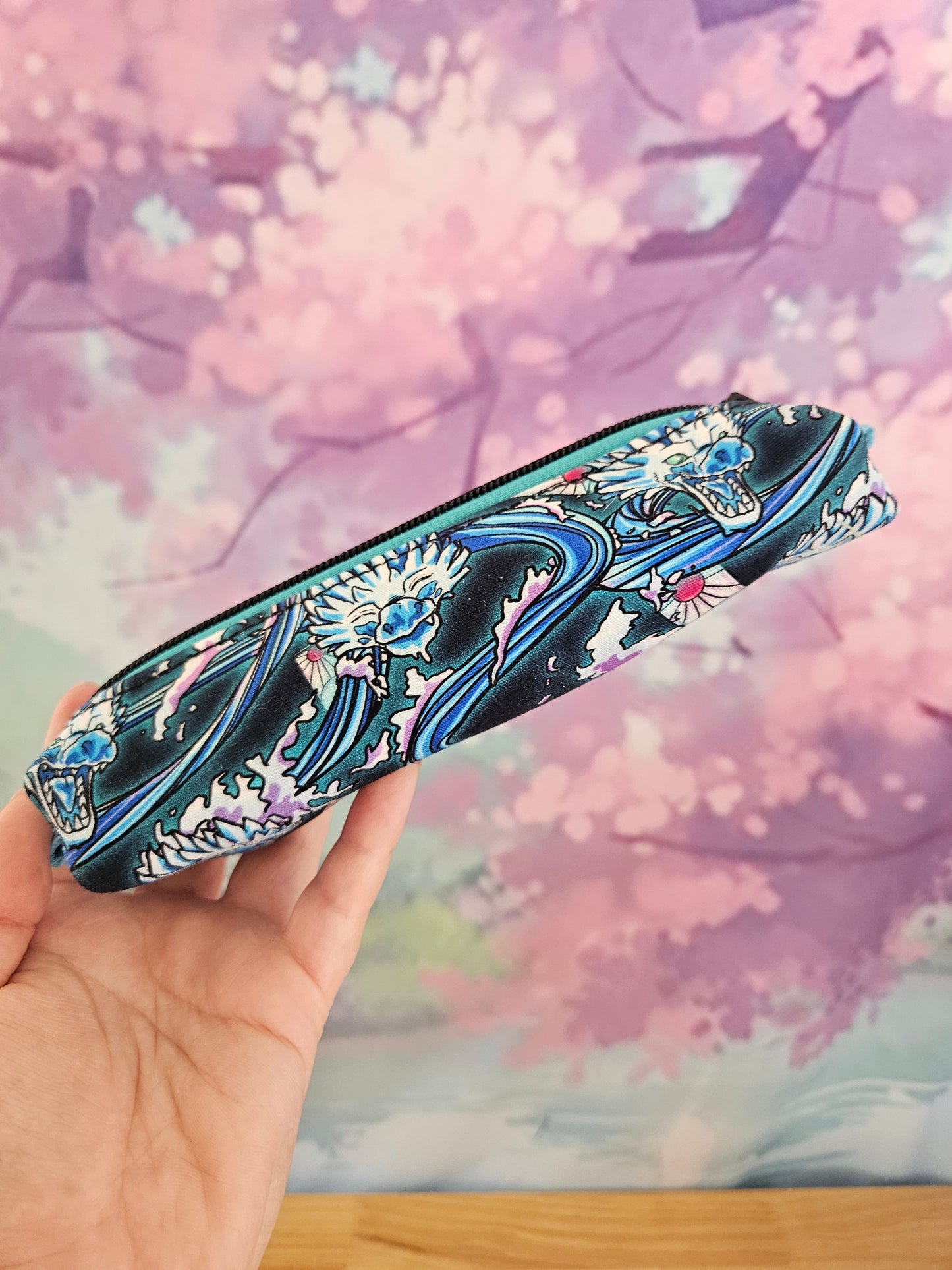 Water Technique Pencil & Glasses Case