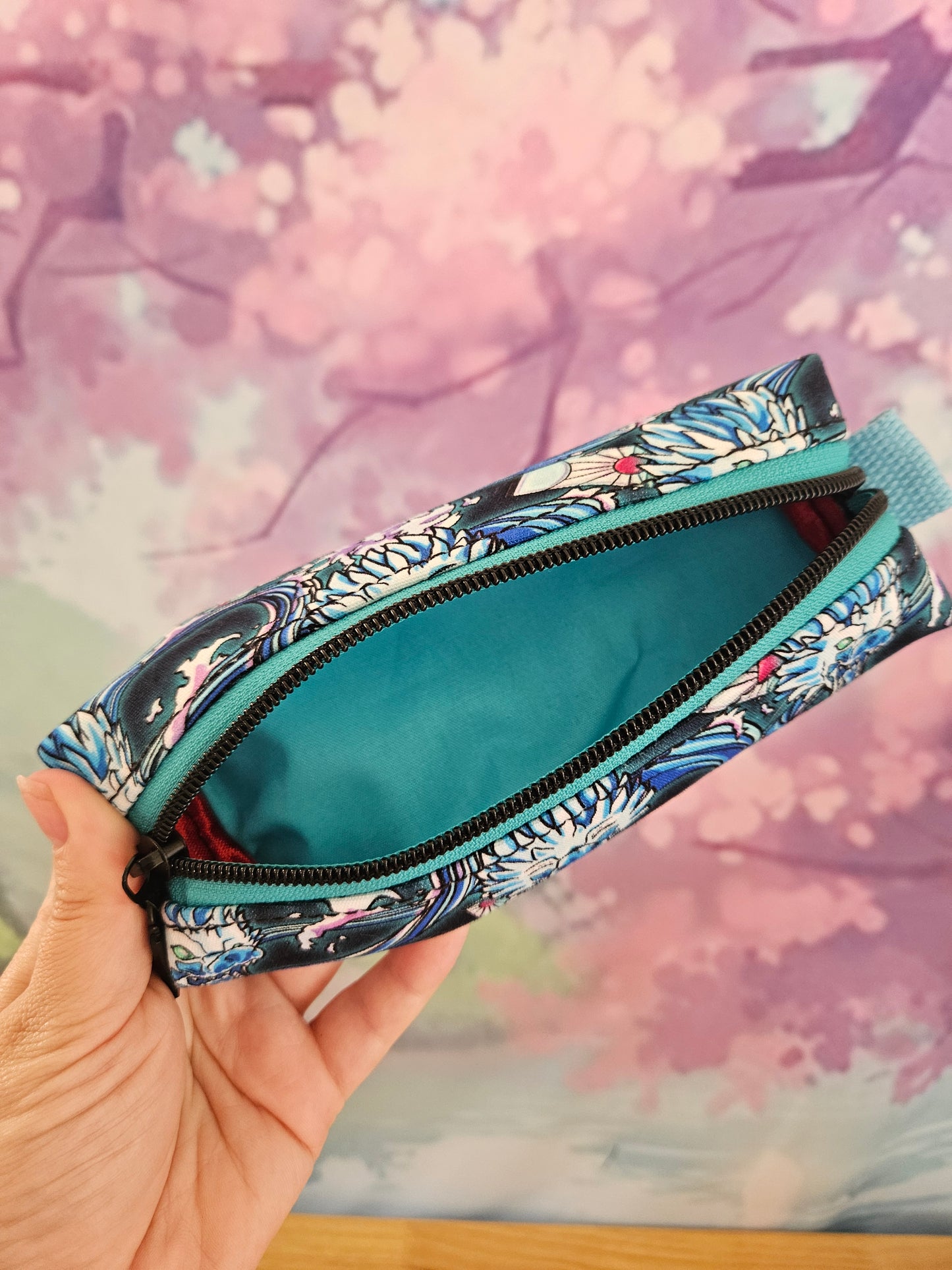Water Technique Pencil & Glasses Case