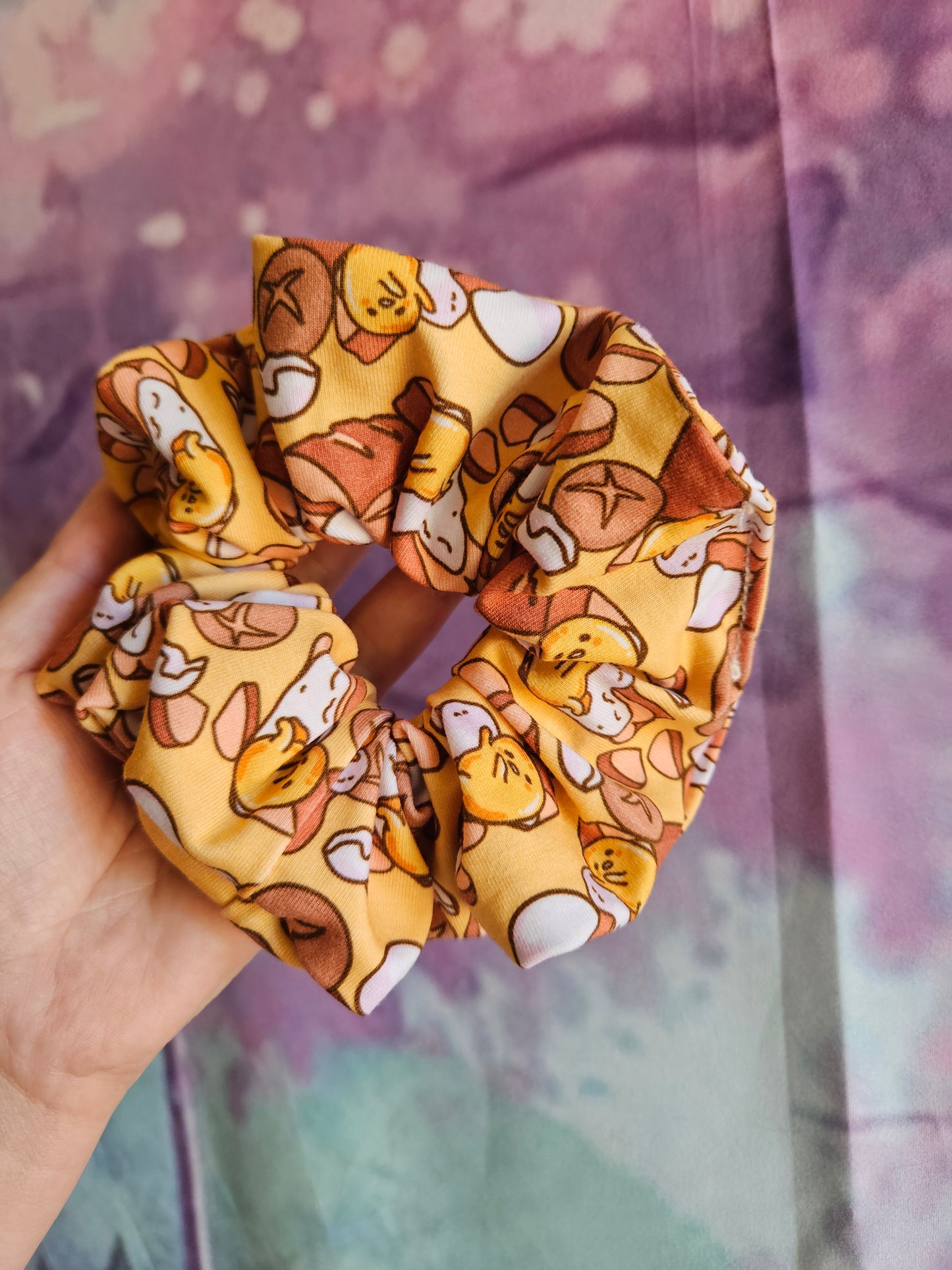 Eggs and bacon Scrunchie