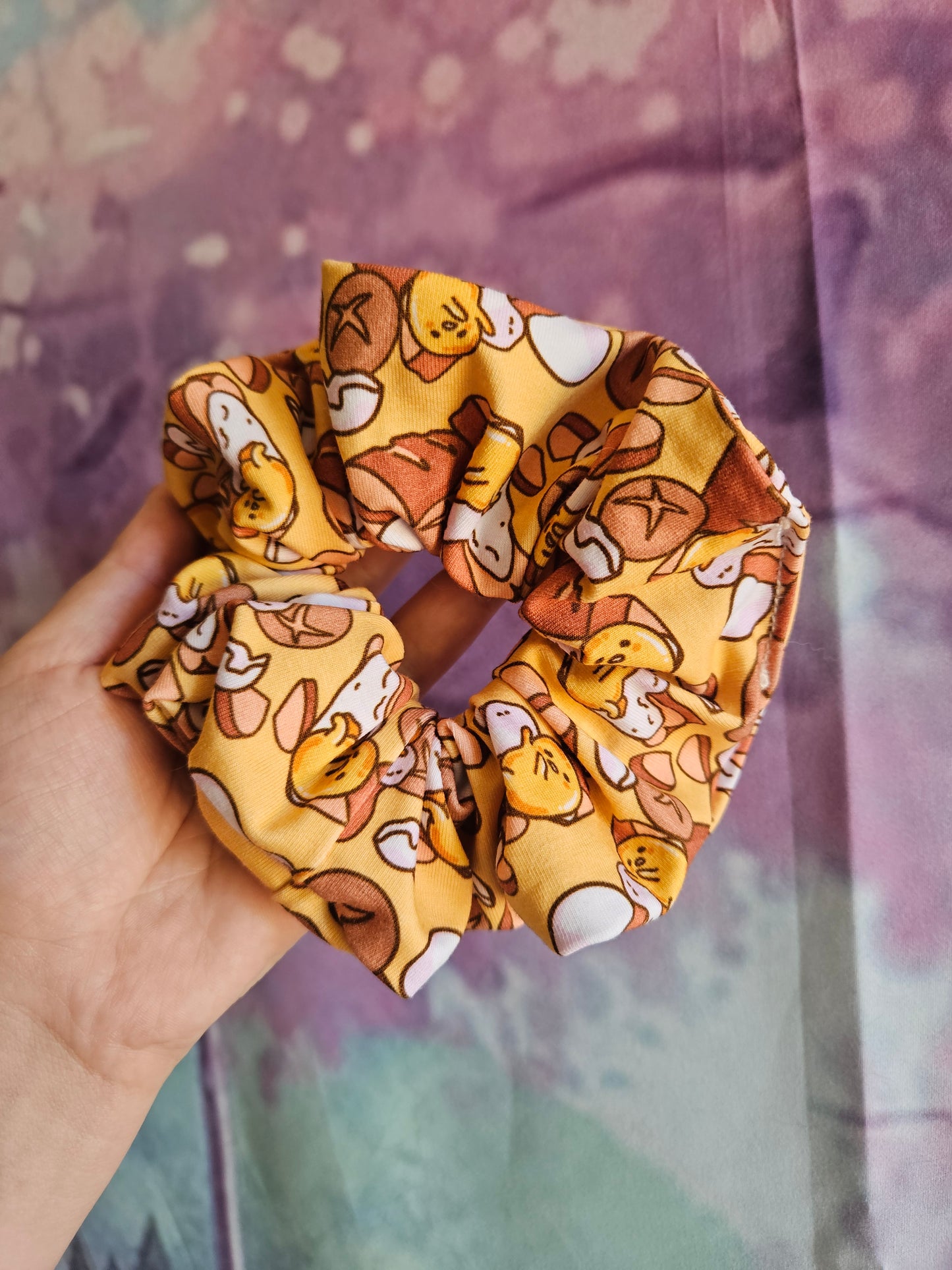 Eggs and bacon Scrunchie