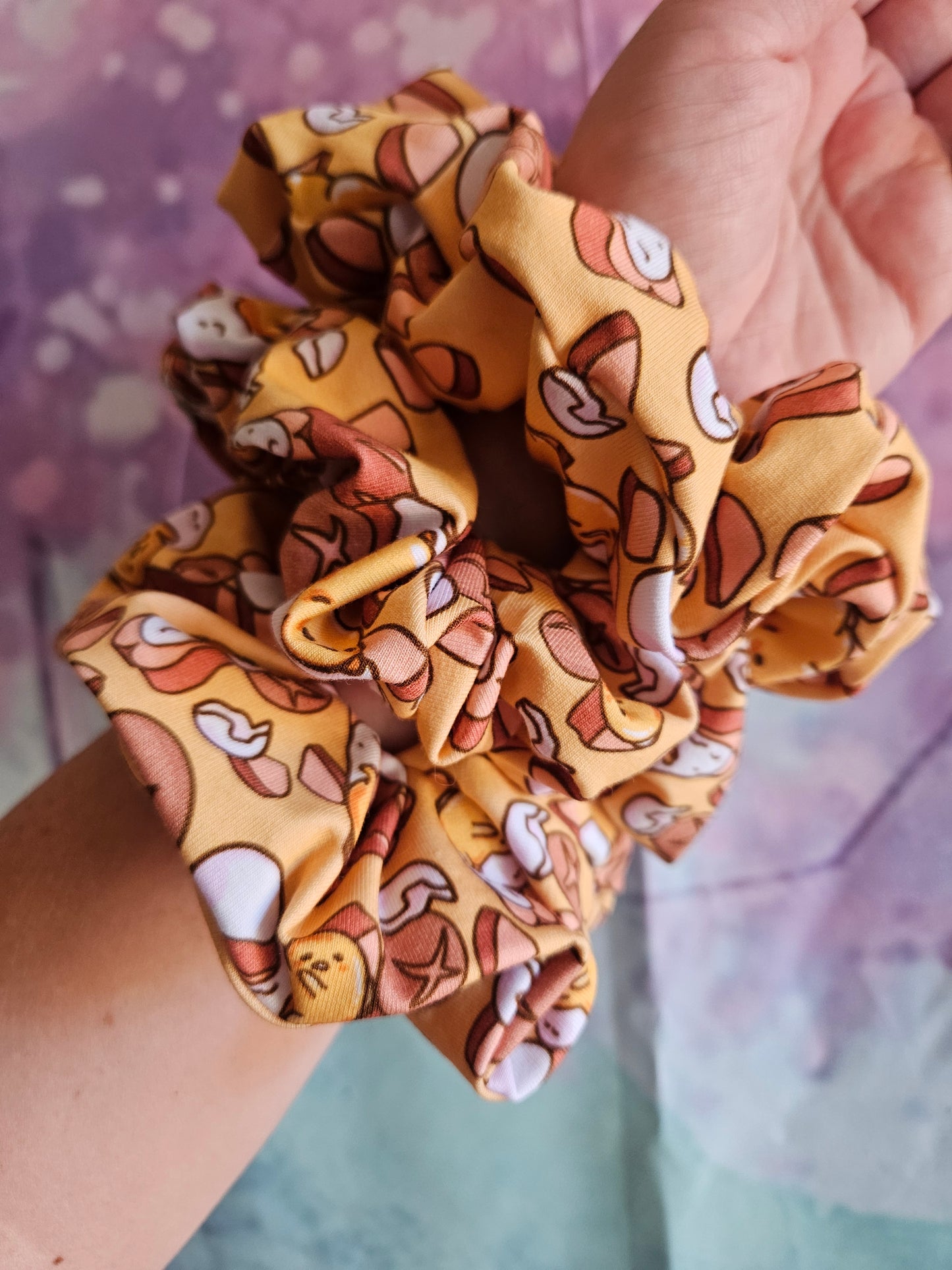 Eggs and bacon Scrunchie