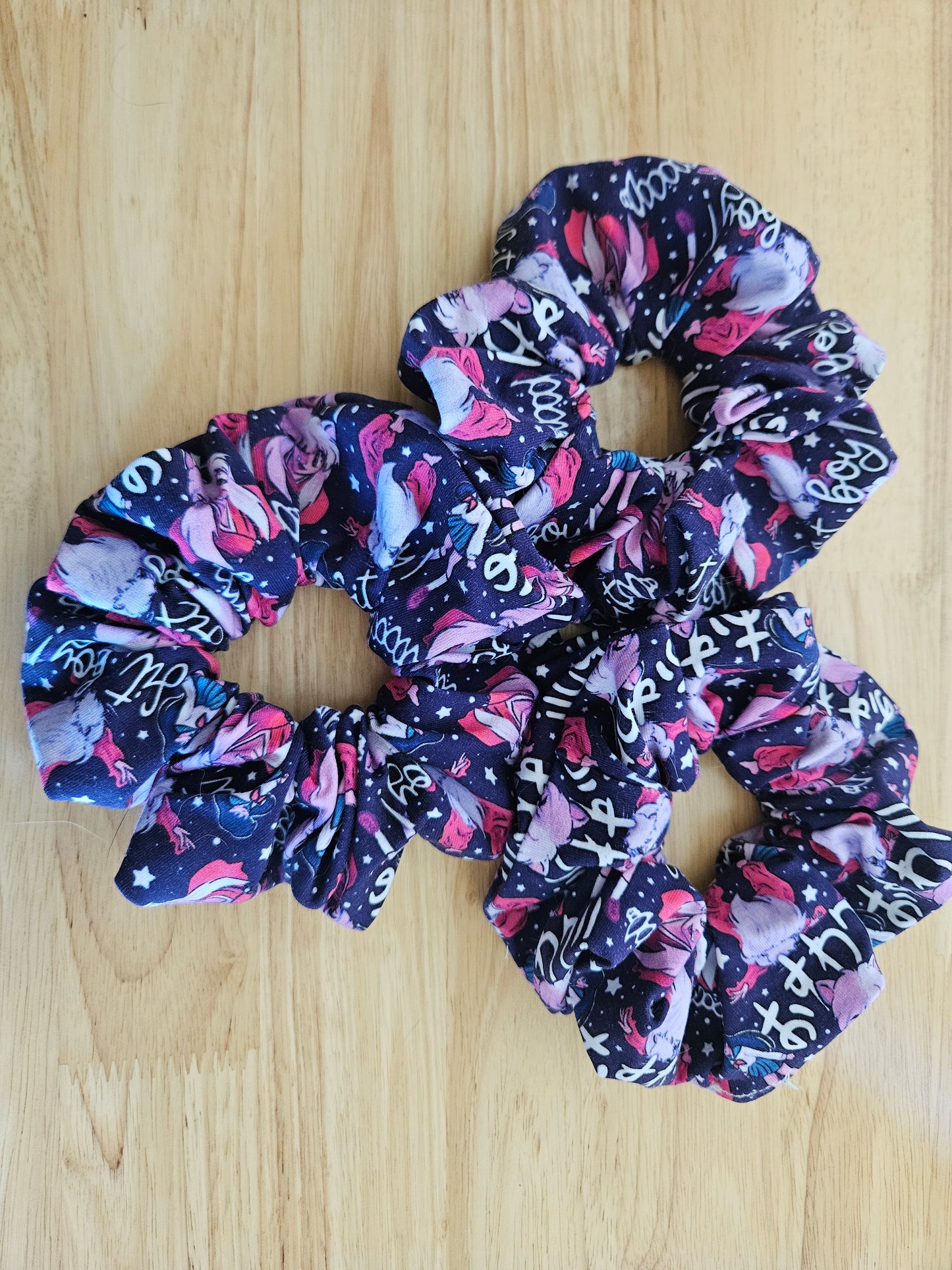 Sit Boy Purple Scrunchie