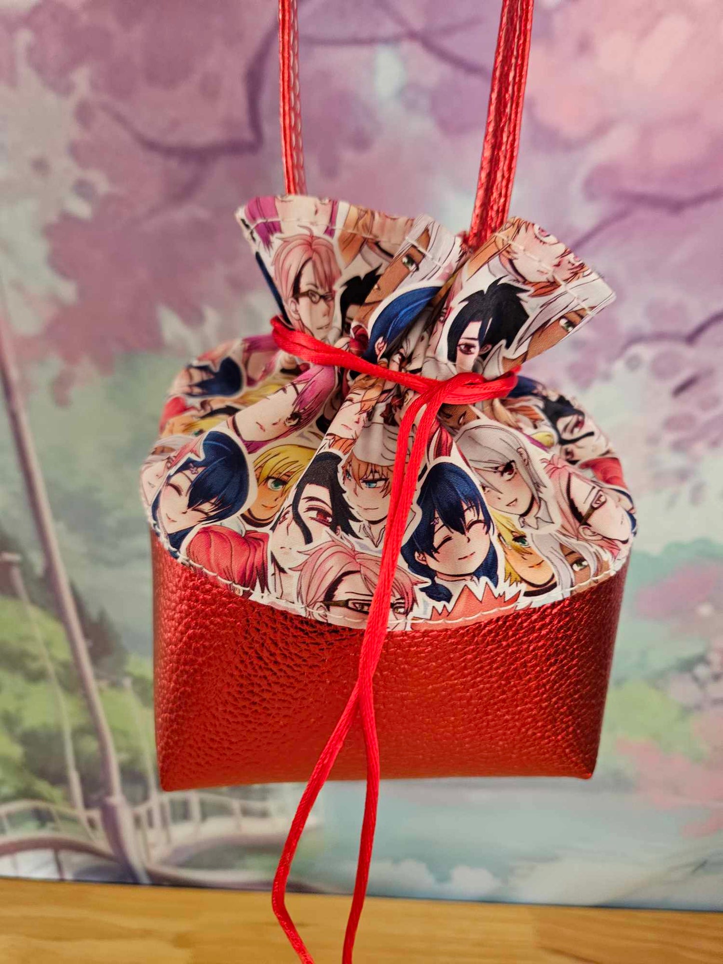 Food Wars Festive Drawstring Bag
