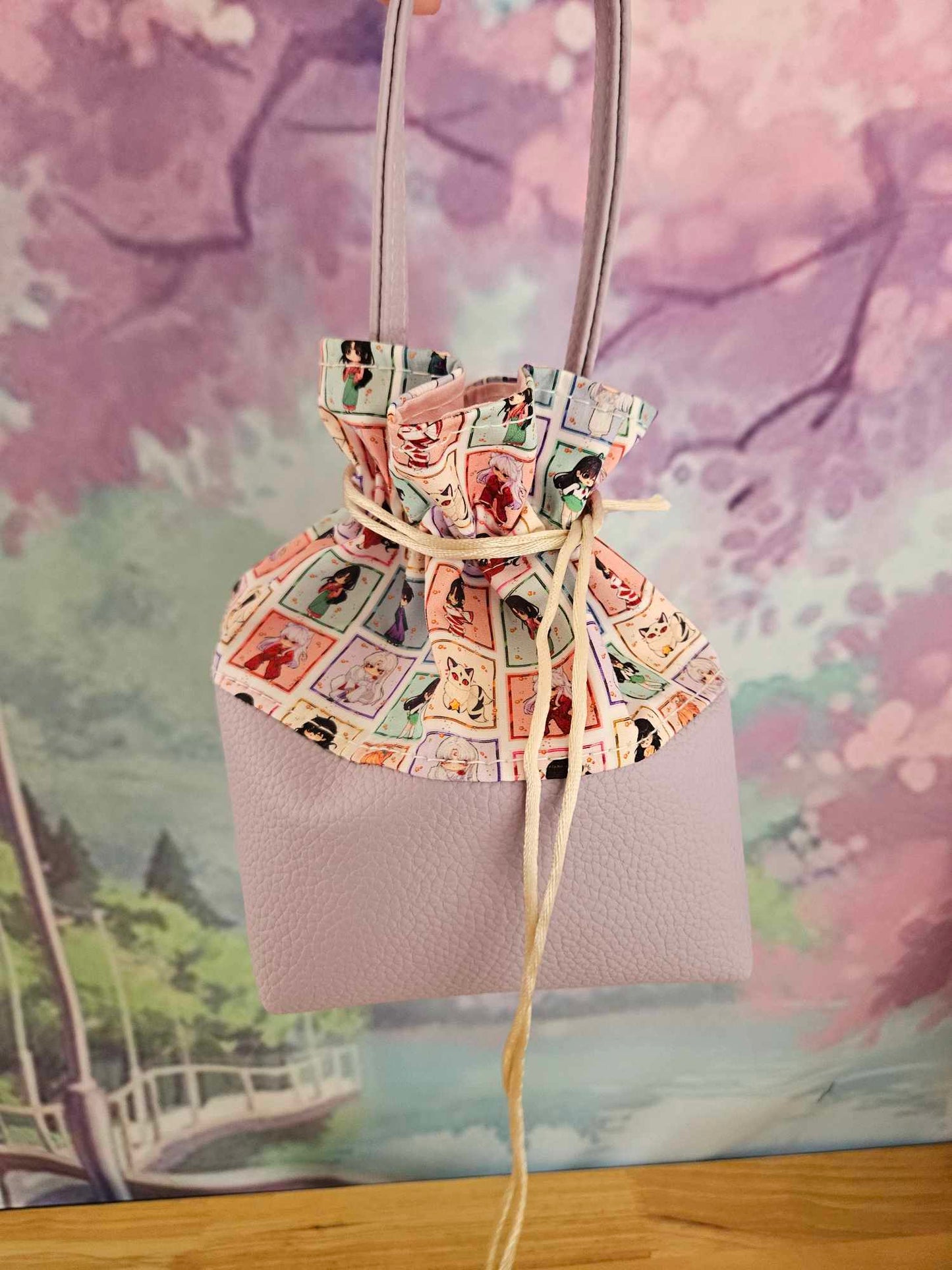 Pastel Inuyasha Drawstring Bag
