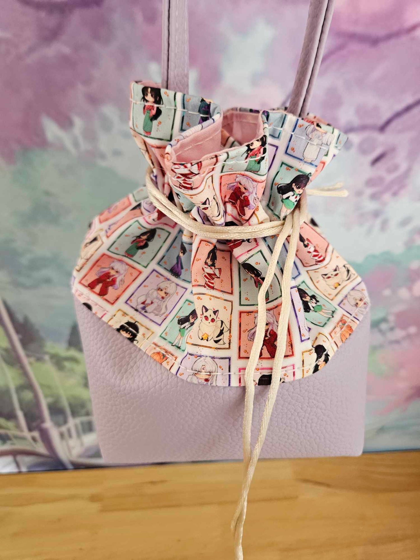 Pastel Inuyasha Drawstring Bag