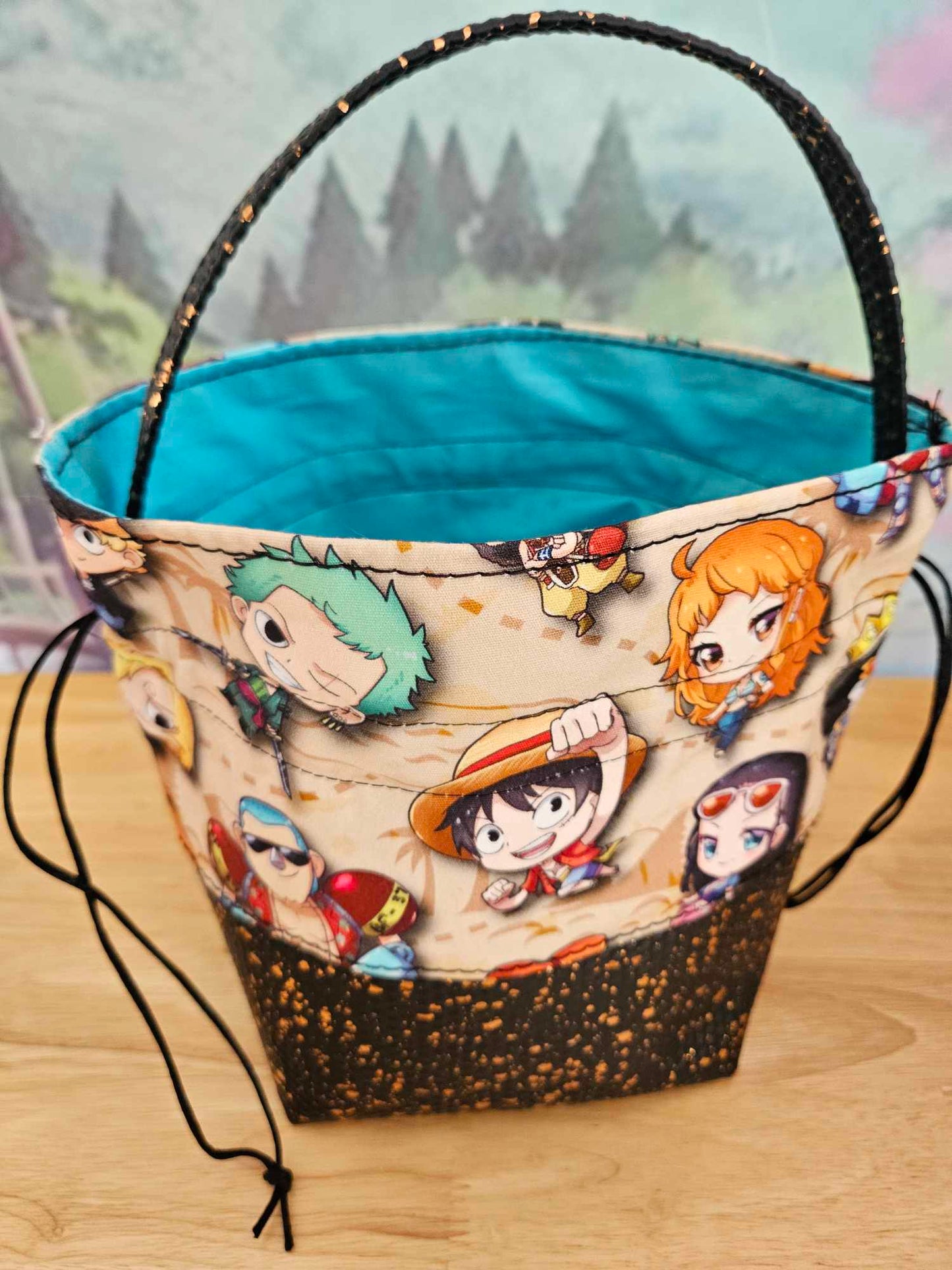 Pirate map Drawstring Bag