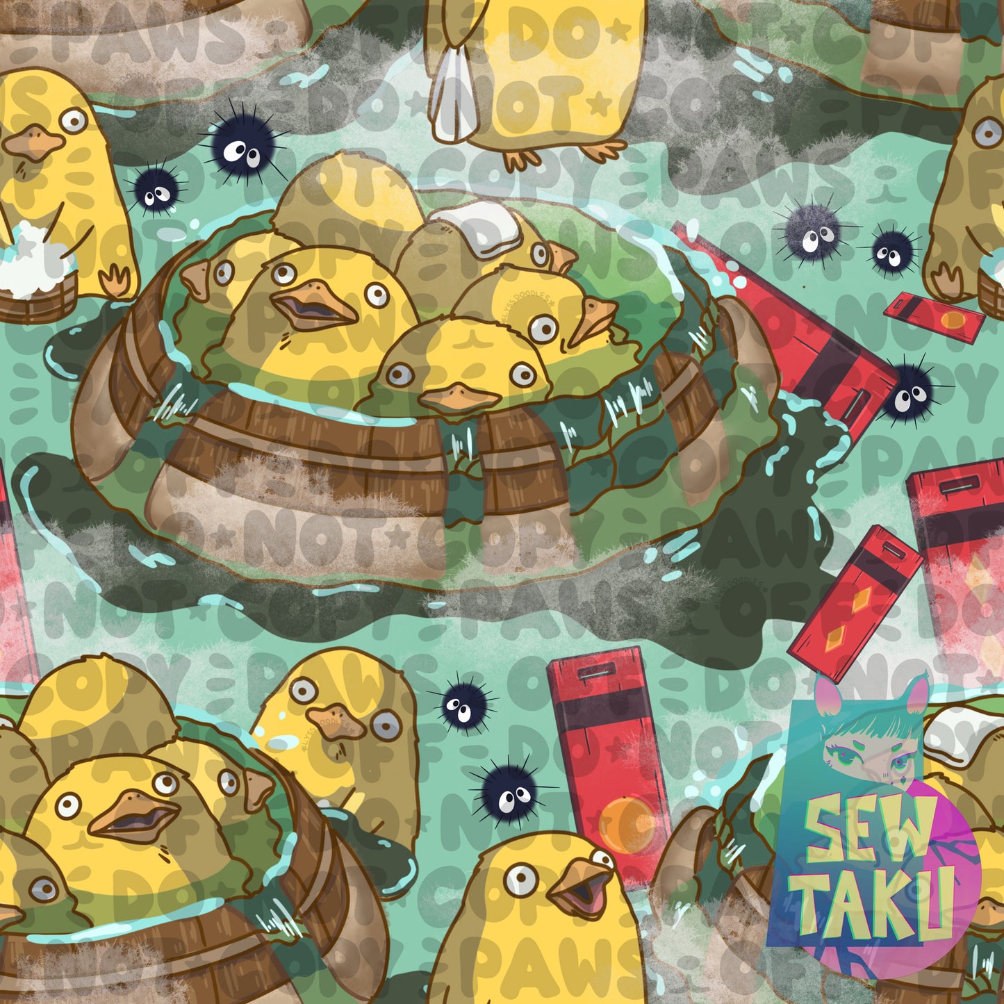 GHIB Ducks In a Tub Blanket