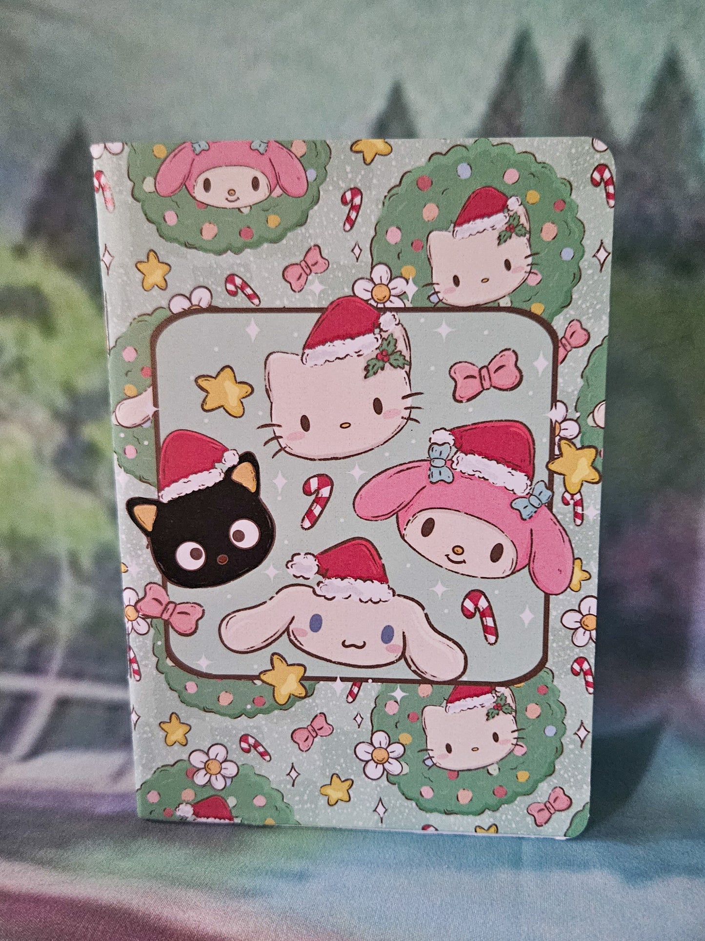 Sanrio Christmas Quilt Notebook