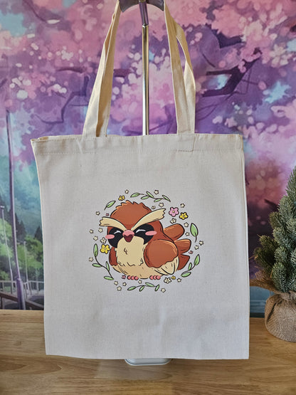 Blushing Birb Tote Bag