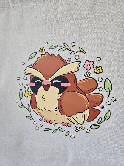 Blushing Birb Tote Bag