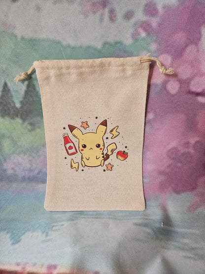 Saucey Pika Drawstring Pouch