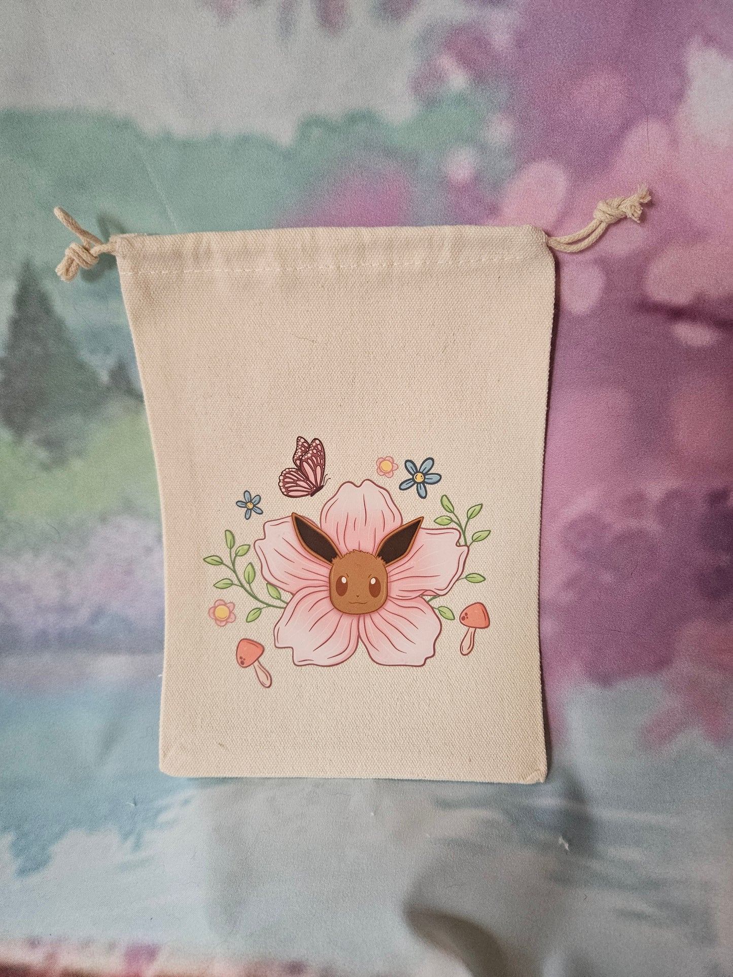 Flowereev Drawstring Pouch