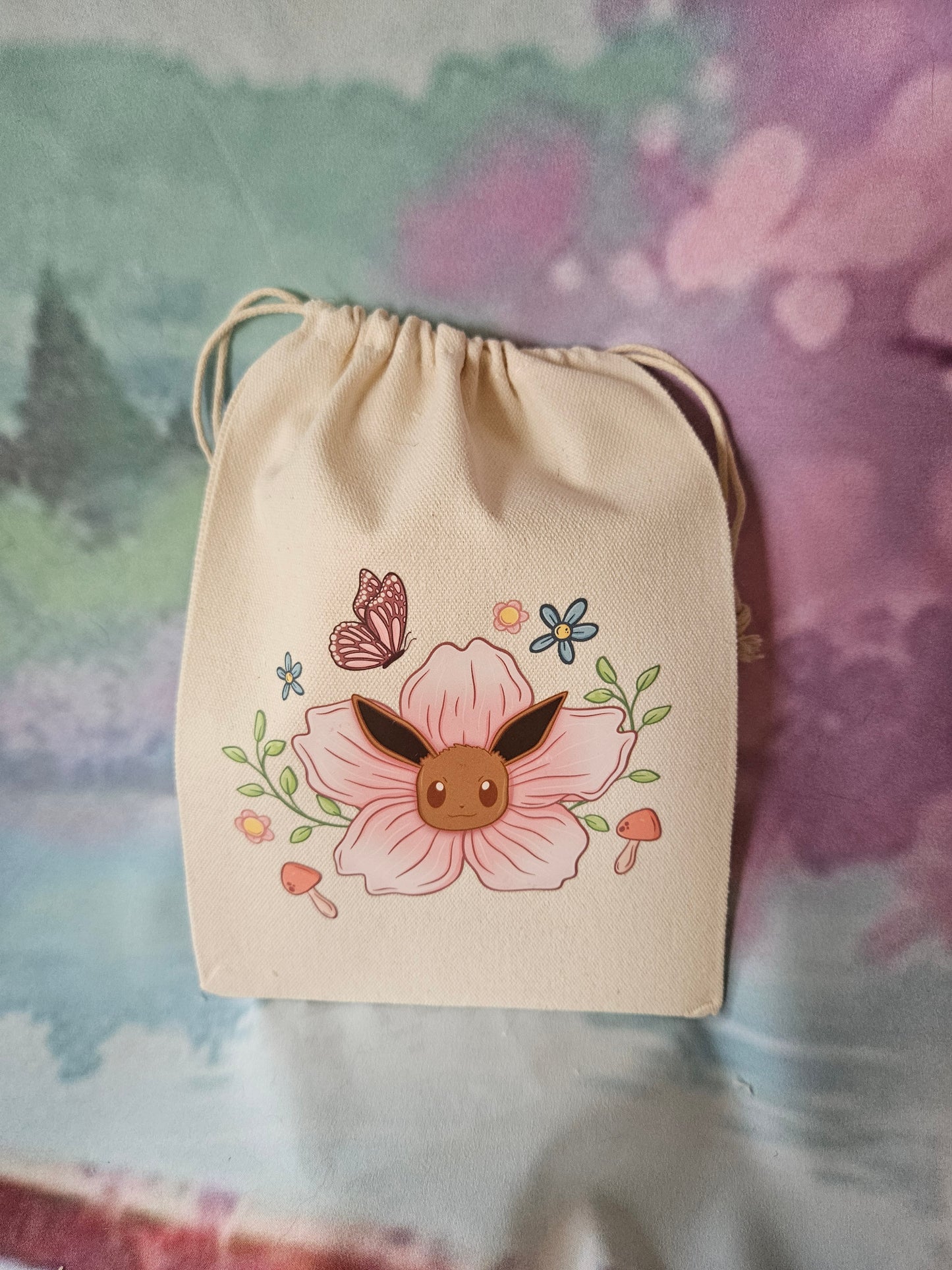 Flowereev Drawstring Pouch