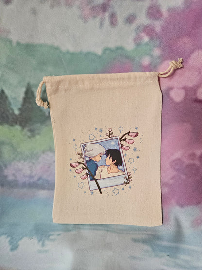 Howl Polaroid Drawstring Pouch