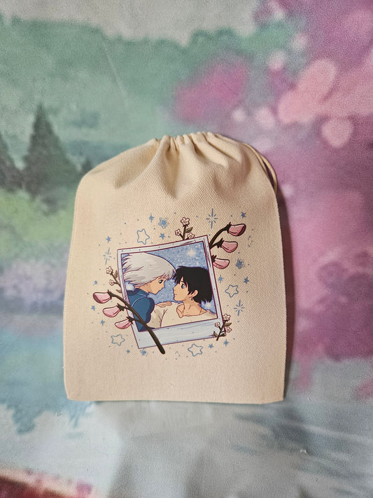 Howl Polaroid Drawstring Pouch