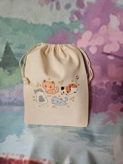 Kittens Drawstring Pouch