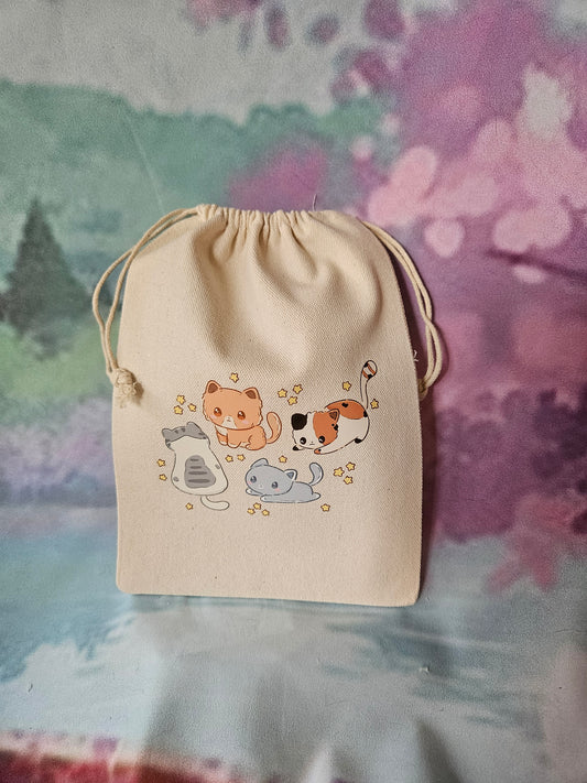 Kittens Drawstring Pouch