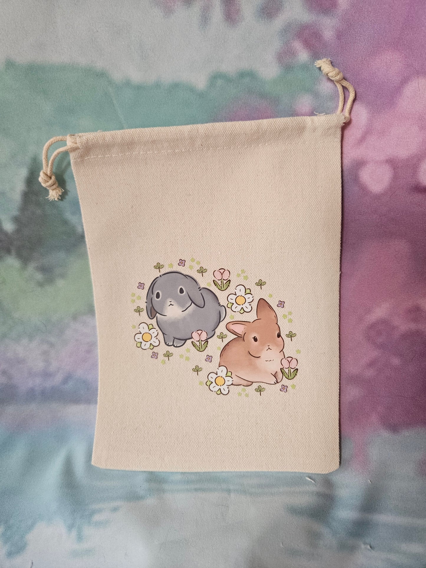 Bun Buns Drawstring Pouch