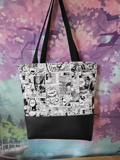 Comic Hero Tote Bag