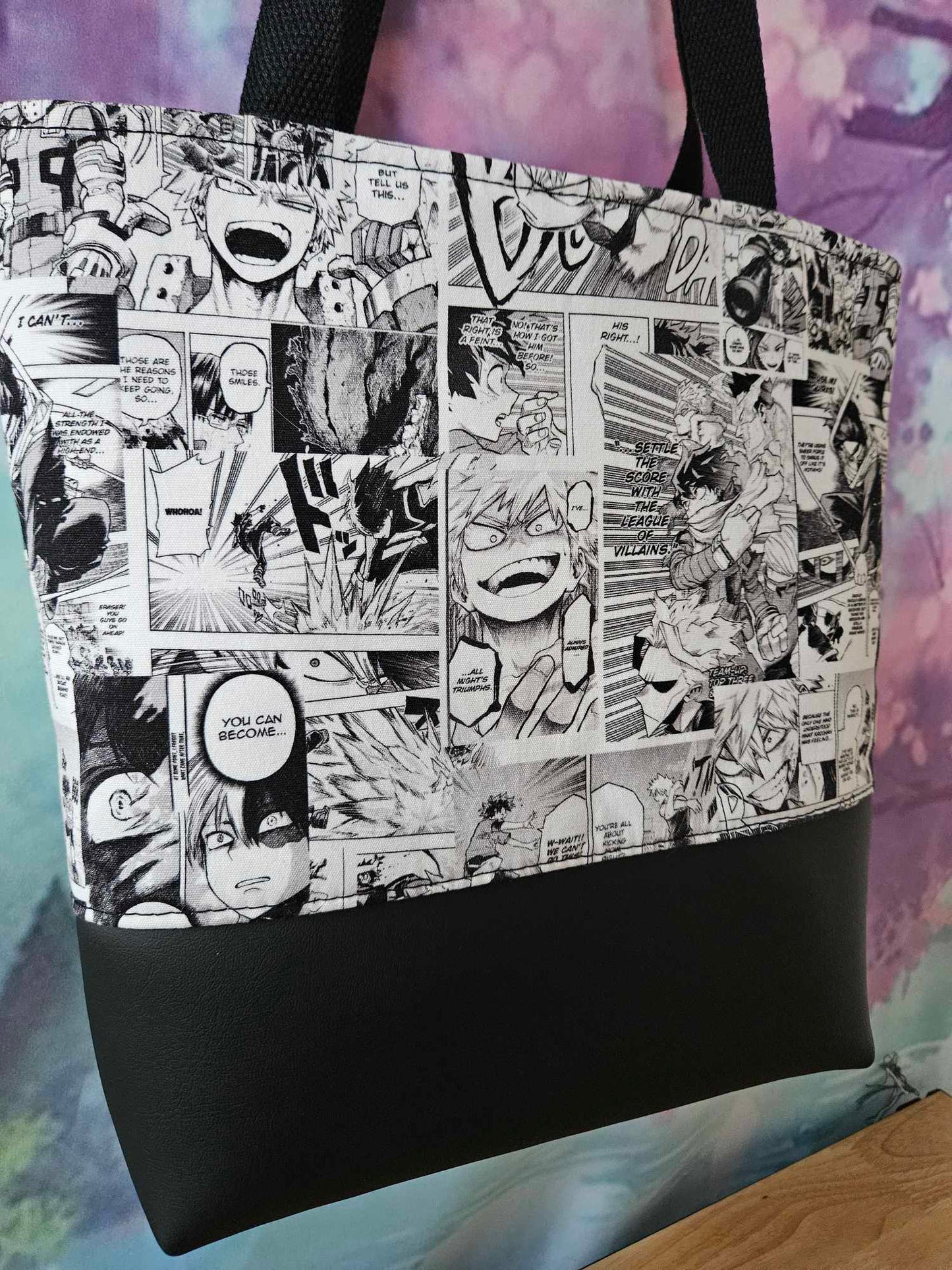 Comic Hero Tote Bag