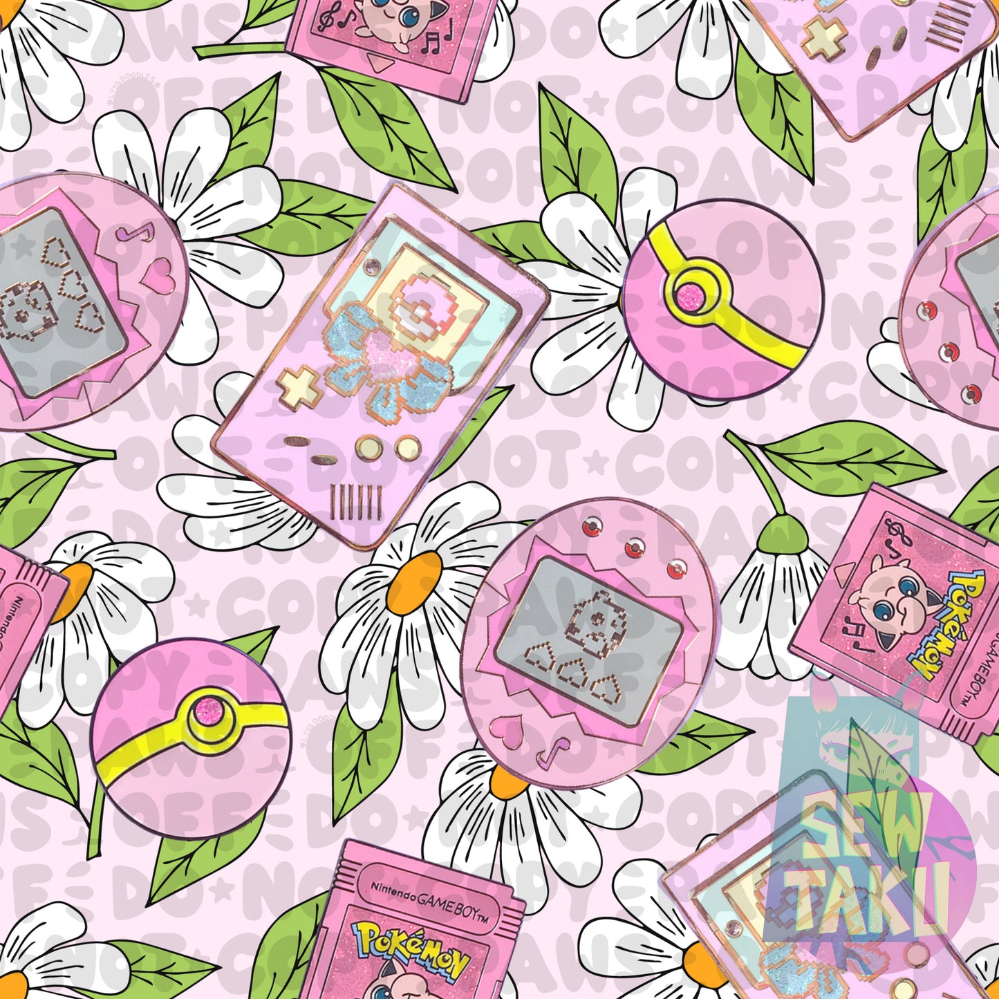 Tamagotchi Pink Blanket