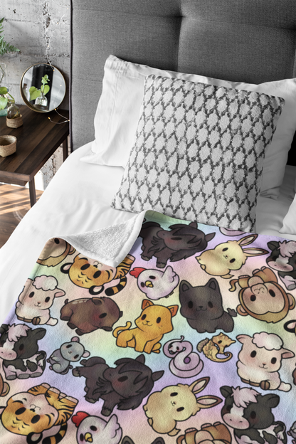 FB Zodiac Animals Blanket