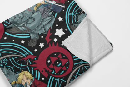 FMA Brothers Black Blanket