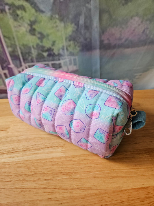 Ombre Dice Blue Carry All Pouch