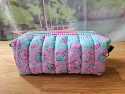 Ombre Dice Blue Carry All Pouch