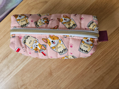 Bubble Corgi Carry All Pouch