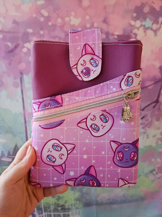 Checkered Cats Book Sleeve