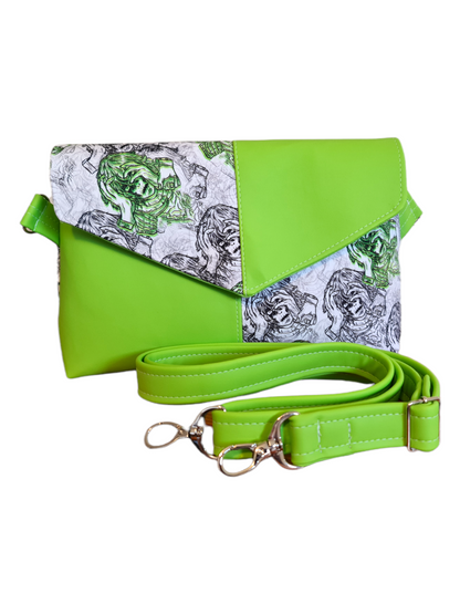 Shiggy Clutch/Green Strap